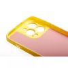 Culoare-transparent galben-roz cauciuc TPU caz iPhone 13 Pro TJ