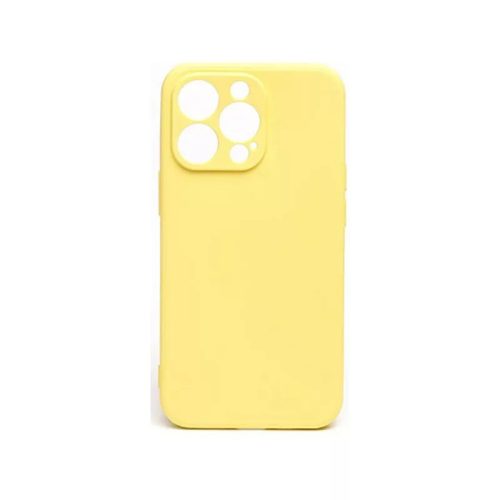 Cauciuc TPU telefon caz iPhone 13 Pro 6.1 YooUp Alpha galben