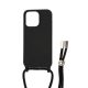 YOOUP CORD IPHONE 13 PRO MAX 6.7 CU CABLU TPU CAZ NEGRU