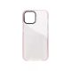 TPU transparent cazuri de telefon YooUp iPhone 13 Pro cu roz bezel
