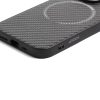 Carbon model MagSafe TPU cazuri de telefon iPhone 12 Pro Max 6.7 negru