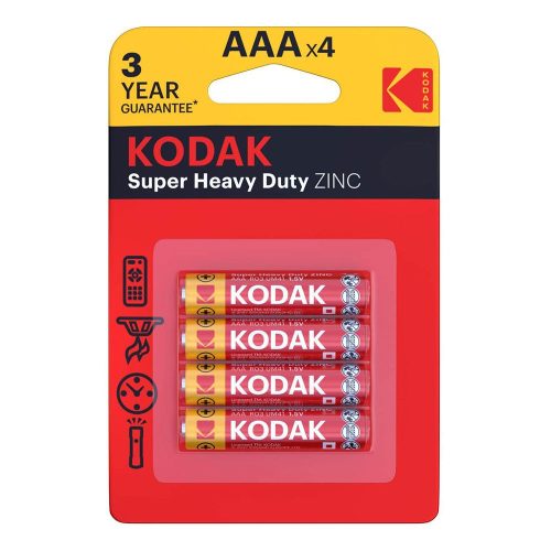 Kodak Extra Zinc Baterie pentru microunde placată cu zinc AAA B4