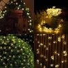 Solar alimentat flori de cireş LED şir de lumină MELEGFEHÉR