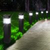 Lampă de grădină LED cu energie solară, lumină albă rece, rezistentă la intemper