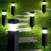 Lampă de grădină LED cu energie solară, lumină albă rece, rezistentă la intemper