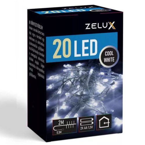 Zelux 20 Led iluminat de Crăciun CW