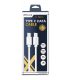 Zelux încărcător şi cablu de date 100cm tipC-C alb