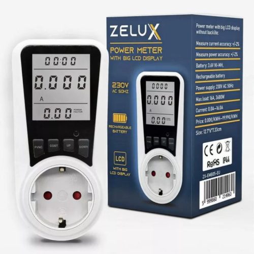 Contor digital Zelux cu afişaj LCD