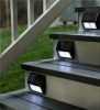 Zelux moderne solare LED lumina de perete în aer liber, lumina scara, senzor de