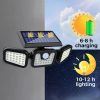Lampă LED solară cu senzor de mişcare 500 lm, IP65, 3 moduri de iluminare

