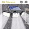 Lampă LED solară cu senzor de mişcare 500 lm, IP65, 3 moduri de iluminare

