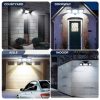 Lampă LED solară cu senzor de mişcare 500 lm, IP65, 3 moduri de iluminare

