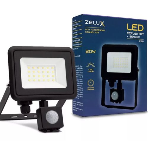 Zelux Led Reflector 10W NW 4000K Senzor de mişcare PIR