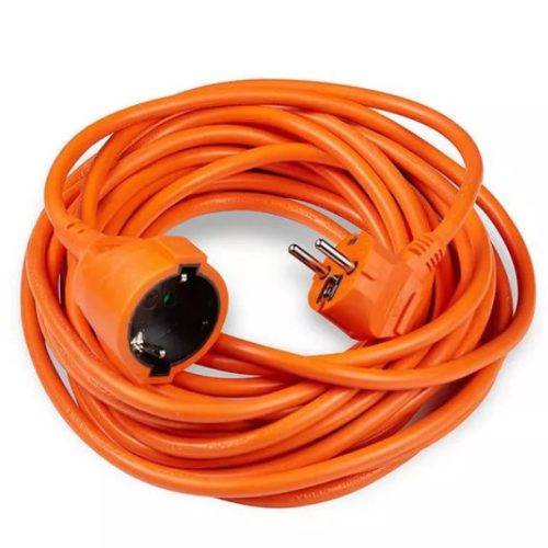 Zelux prelungitor 1 cale 20m cu cablu 1,5mm2 (portocaliu)