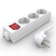 Distribuitor francez Distribuitor 3x16A, 1m cu comutator