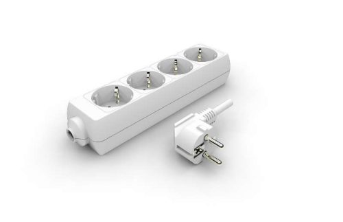Distribuitor Zelux 4x16A Soclu 1m