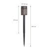 Zelux solar gradina a condus lampa cu model